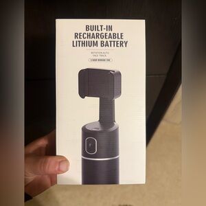 Auto Face Tracking Phone... rechargeable Battery-Black
Iphone hands free